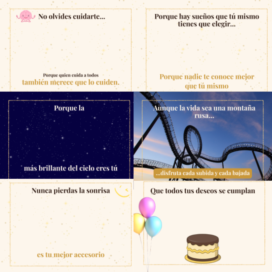 Álbum de Cumpleaños Imprimible — Hijo/a